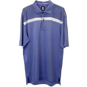 FOOTJOY FJ Golf Polo Shirt Mens Size Medium Lavender Purple Short Sleeve Top